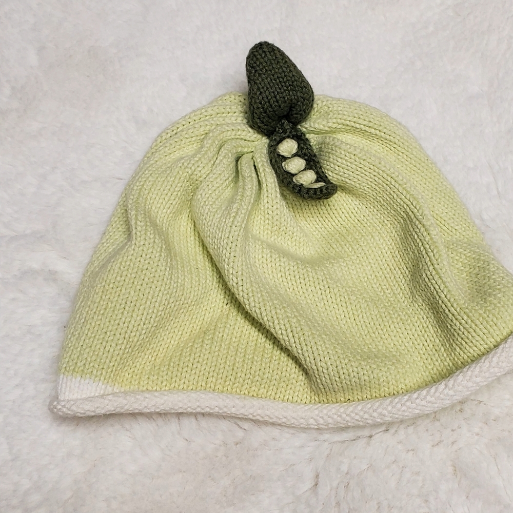 Adorable Green Knit Kids Beanie Size 12-18m - Picture 3 of 7